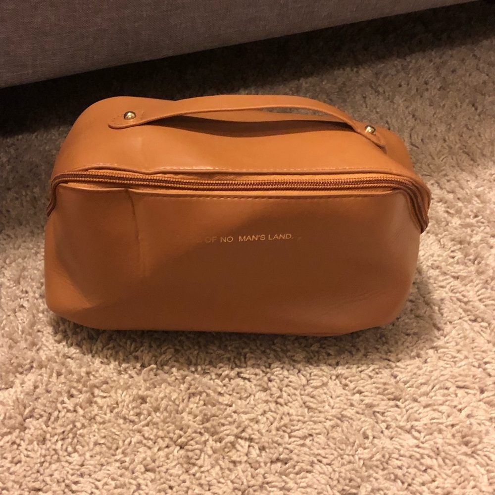 Brown Makeup Bag
